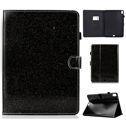 ซองหนังพลิกแนวนอนเคลือบเงาผงแวววาวพร้อมตัวยึดและช่องเสียบการ์ด, For iPad Mini 1/2/3/4/5, For iPad Pro 9.7, For iPad Pro 11 (2018)