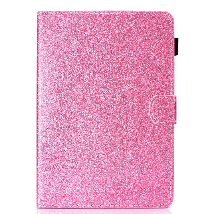 ซองหนังพลิกแนวนอนเคลือบเงาผงแวววาวพร้อมตัวยึดและช่องเสียบการ์ด, For 7 inch Tablet, For 8 inch Tablet, For 10 inch Tablet
