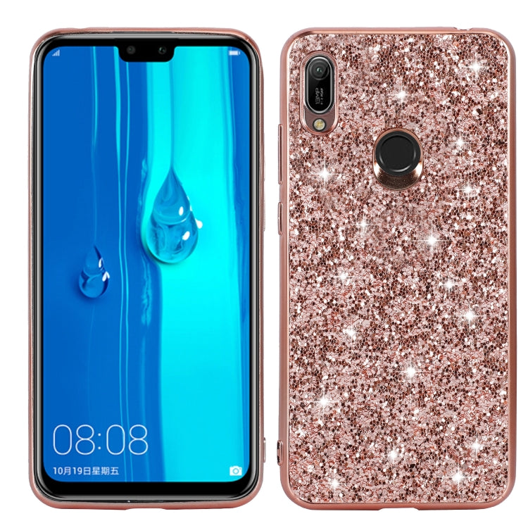 เคส TPU กันกระแทกผงแวววาว, For Huawei Mate 30, For Huawei Mate 30 Pro, For Xiaomi Redmi Note 8, For Xiaomi Redmi Note 8 Pro, For Huawei Y6 Prime, For Huawei Y6 Pro / Enjoy 9e, For Galaxy A10S, For Galaxy A20S