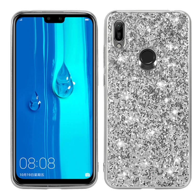เคส TPU กันกระแทกผงแวววาว, For Huawei Mate 30, For Huawei Mate 30 Pro, For Xiaomi Redmi Note 8, For Xiaomi Redmi Note 8 Pro, For Huawei Y6 Prime, For Huawei Y6 Pro / Enjoy 9e, For Galaxy A10S, For Galaxy A20S
