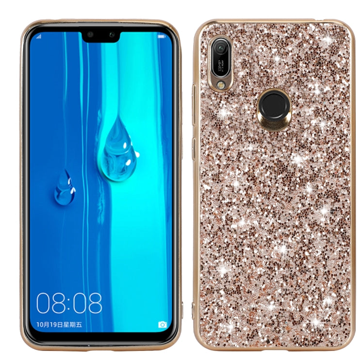 เคส TPU กันกระแทกผงแวววาว, For Huawei Mate 30, For Huawei Mate 30 Pro, For Xiaomi Redmi Note 8, For Xiaomi Redmi Note 8 Pro, For Huawei Y6 Prime, For Huawei Y6 Pro / Enjoy 9e, For Galaxy A10S, For Galaxy A20S