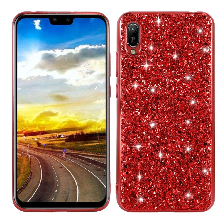 เคส TPU กันกระแทกผงแวววาว, For Huawei Mate 30, For Huawei Mate 30 Pro, For Xiaomi Redmi Note 8, For Xiaomi Redmi Note 8 Pro, For Huawei Y6 Prime, For Huawei Y6 Pro / Enjoy 9e, For Galaxy A10S, For Galaxy A20S