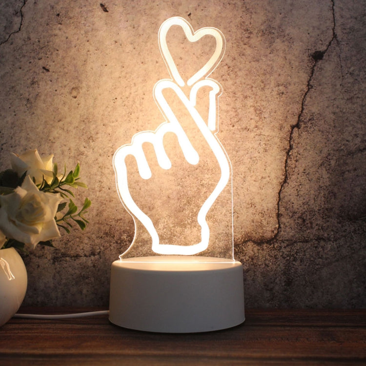 White Base Creative 3D Tricolor LED ไฟกลางคืนตกแต่ง, รุ่นปลั๊กปุ่ม, Cat, Iorn Tower, I Love You, Plain Sailing, Owl, Jellyfish, Love Balloon Bear, Castle in the Sky, Have You All the Way, Love Bear, Deer, Geometric Horse, Castle, Heart, Dinosaur, Carou...