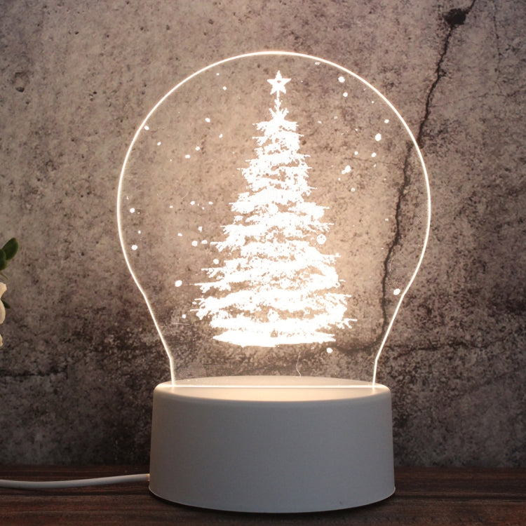 White Base Creative 3D Tricolor LED ไฟกลางคืนตกแต่ง, รุ่นปลั๊กปุ่ม, Cat, Iorn Tower, I Love You, Plain Sailing, Owl, Jellyfish, Love Balloon Bear, Castle in the Sky, Have You All the Way, Love Bear, Deer, Geometric Horse, Castle, Heart, Dinosaur, Carou...
