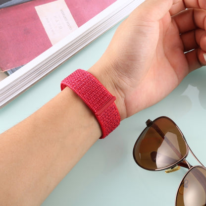 สายนาฬิกาไนลอนพร้อมตัวยึดตะขอและห่วง, For Fitbit Versa / Versa 2