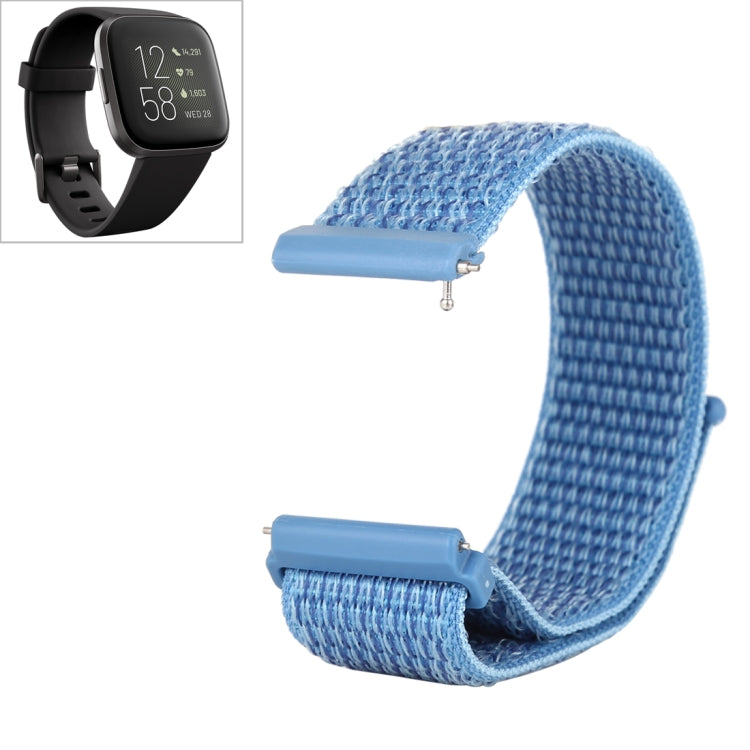 สายนาฬิกาไนลอนพร้อมตัวยึดตะขอและห่วง, For Fitbit Versa / Versa 2