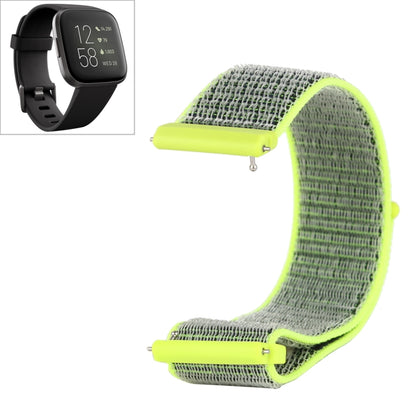 สายนาฬิกาไนลอนพร้อมตัวยึดตะขอและห่วง, For Fitbit Versa / Versa 2
