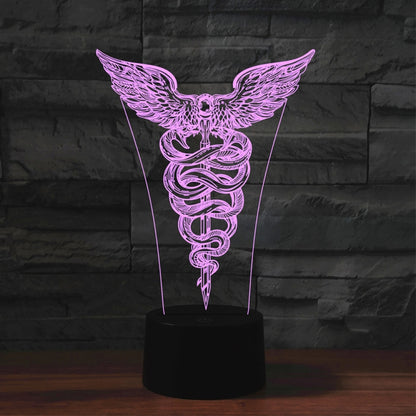 Black Base Creative 3D LED ตกแต่งไฟกลางคืน, รีโมทคอนโทรล 16 สี, locomotive 2, Wine Barrel, Cute Dog 6, Karate, Ice Skating 3, Motorcycle Stunt 1, Mushroom 2, Bull Terrier, Diamond Ring, Scepter, Saxophone