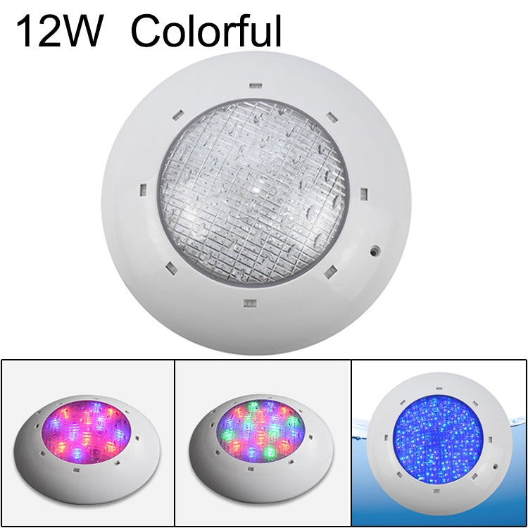 โคมไฟติดผนังสระว่ายน้ำพลาสติก ABS ไฟใต้น้ำ, 6W, 9W, 12W, 18W, 24W, 12x3W, 18x3W