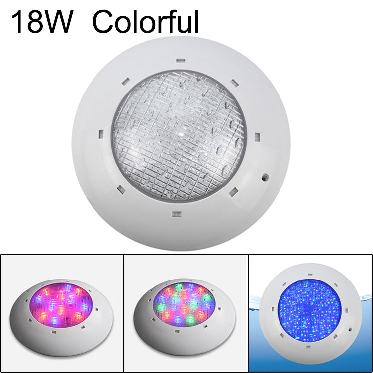 โคมไฟติดผนังสระว่ายน้ำพลาสติก ABS ไฟใต้น้ำ, 6W, 9W, 12W, 18W, 24W, 12x3W, 18x3W