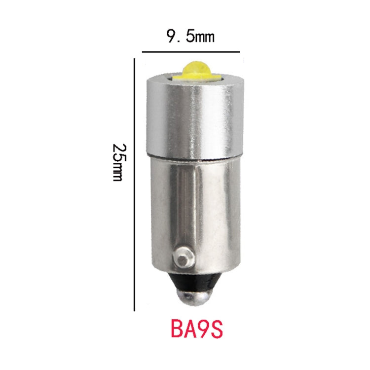 BA9S 3W 1 LED 3535 SMD 150-200 LM ไฟฉาย LED, 6-28V, BA9S White Light, BA9S