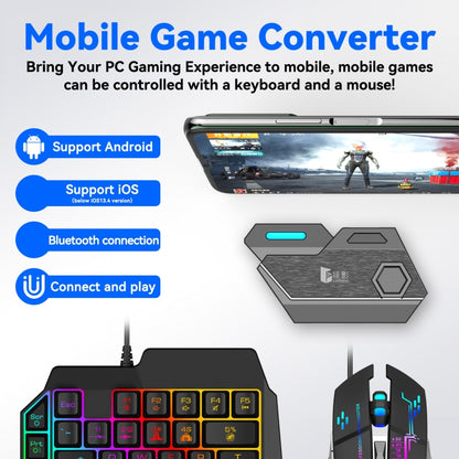GAMWING MixSE Bluetooth 5.0 คีย์บอร์ด เม้าส์ แปลงเกมยิงเครื่องมือเสริม, Mix SE1