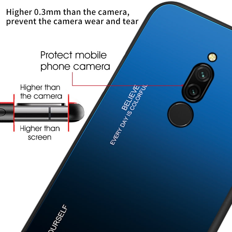 เคสกระจกไล่สี, For Xiaomi Redmi 8, For Xiaomi Redmi 8A, For Xiaomi Redmi Note 8T, For Huawei Enjoy 10, For Galaxy A90 5G, For Xiaomi Mi CC9 Pro