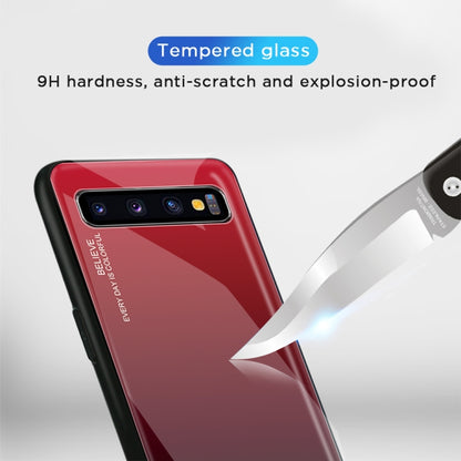 เคสกระจกไล่สี, For Galaxy S10 5G, For Xiaomi Mi CC9e, For iPhone SE 2022 / SE 2020 / 8 / 7, For iPhone XS / X, For Huawei Honor 9X, For Galaxy A8s