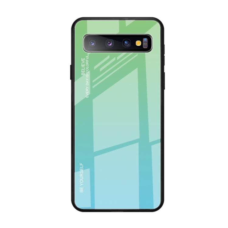 เคสกระจกไล่สี, For Galaxy S10 5G, For Xiaomi Mi CC9e, For iPhone SE 2022 / SE 2020 / 8 / 7, For iPhone XS / X, For Huawei Honor 9X, For Galaxy A8s