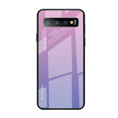 เคสกระจกไล่สี, For Galaxy S10 5G, For Xiaomi Mi CC9e, For iPhone SE 2022 / SE 2020 / 8 / 7, For iPhone XS / X, For Huawei Honor 9X, For Galaxy A8s