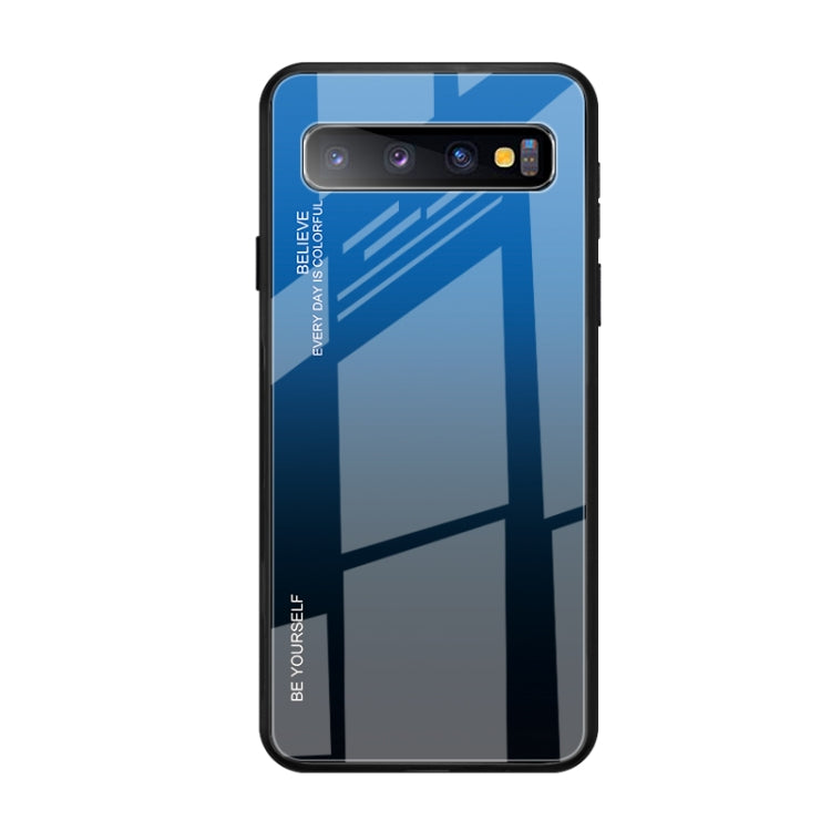 เคสกระจกไล่สี, For Galaxy S10 5G, For Xiaomi Mi CC9e, For iPhone SE 2022 / SE 2020 / 8 / 7, For iPhone XS / X, For Huawei Honor 9X, For Galaxy A8s