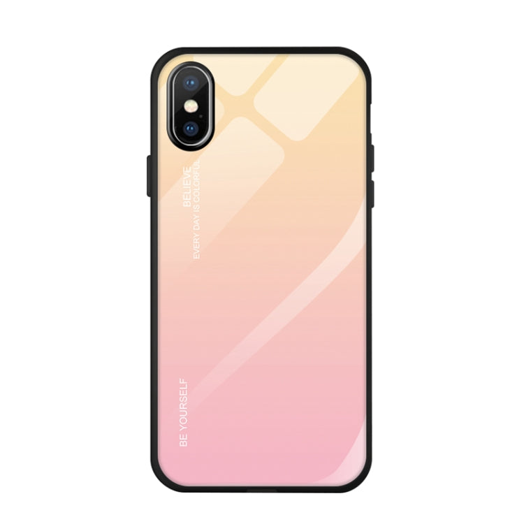 เคสกระจกไล่สี, For Galaxy S10 5G, For Xiaomi Mi CC9e, For iPhone SE 2022 / SE 2020 / 8 / 7, For iPhone XS / X, For Huawei Honor 9X, For Galaxy A8s