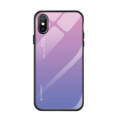 เคสกระจกไล่สี, For Galaxy S10 5G, For Xiaomi Mi CC9e, For iPhone SE 2022 / SE 2020 / 8 / 7, For iPhone XS / X, For Huawei Honor 9X, For Galaxy A8s