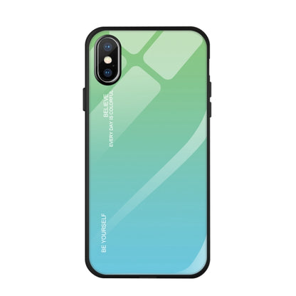 เคสกระจกไล่สี, For Galaxy S10 5G, For Xiaomi Mi CC9e, For iPhone SE 2022 / SE 2020 / 8 / 7, For iPhone XS / X, For Huawei Honor 9X, For Galaxy A8s