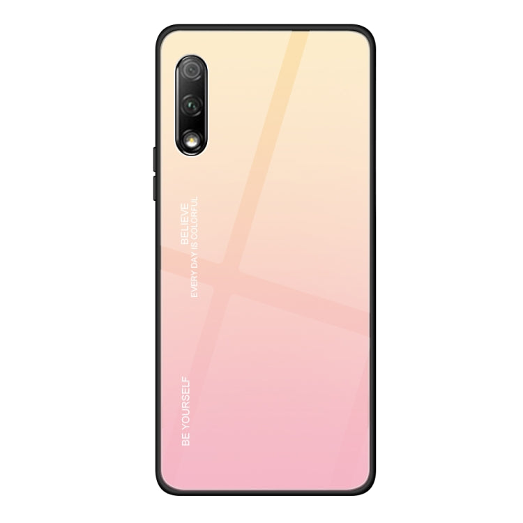 เคสกระจกไล่สี, For Galaxy S10 5G, For Xiaomi Mi CC9e, For iPhone SE 2022 / SE 2020 / 8 / 7, For iPhone XS / X, For Huawei Honor 9X, For Galaxy A8s