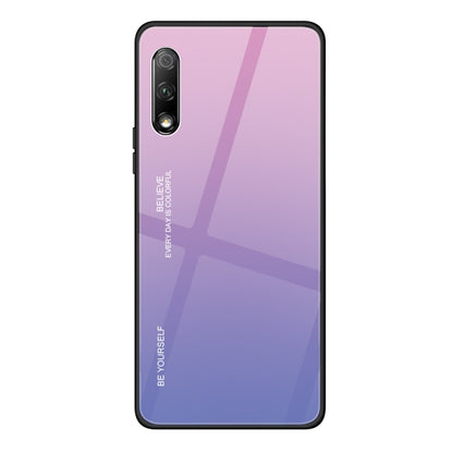 เคสกระจกไล่สี, For Galaxy S10 5G, For Xiaomi Mi CC9e, For iPhone SE 2022 / SE 2020 / 8 / 7, For iPhone XS / X, For Huawei Honor 9X, For Galaxy A8s