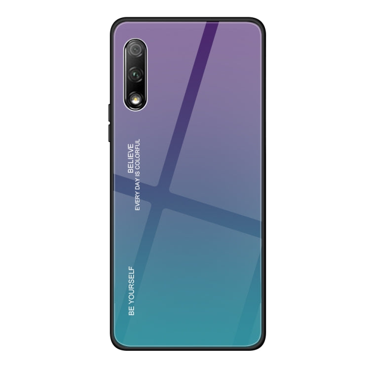เคสกระจกไล่สี, For Galaxy S10 5G, For Xiaomi Mi CC9e, For iPhone SE 2022 / SE 2020 / 8 / 7, For iPhone XS / X, For Huawei Honor 9X, For Galaxy A8s