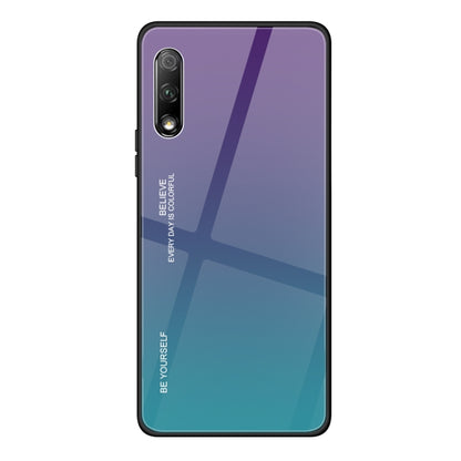 เคสกระจกไล่สี, For Galaxy S10 5G, For Xiaomi Mi CC9e, For iPhone SE 2022 / SE 2020 / 8 / 7, For iPhone XS / X, For Huawei Honor 9X, For Galaxy A8s