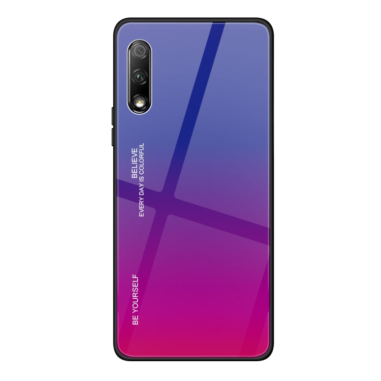 เคสกระจกไล่สี, For Galaxy S10 5G, For Xiaomi Mi CC9e, For iPhone SE 2022 / SE 2020 / 8 / 7, For iPhone XS / X, For Huawei Honor 9X, For Galaxy A8s
