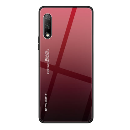 เคสกระจกไล่สี, For Galaxy S10 5G, For Xiaomi Mi CC9e, For iPhone SE 2022 / SE 2020 / 8 / 7, For iPhone XS / X, For Huawei Honor 9X, For Galaxy A8s