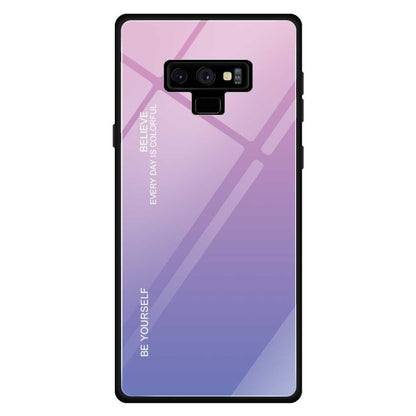 เคสกระจกไล่สี, For Galaxy M30, For Galaxy Note 9, For Galaxy S9, For Galaxy S10, For Xiaomi Mi 9