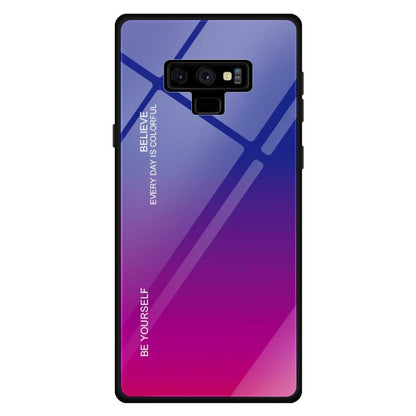 เคสกระจกไล่สี, For Galaxy M30, For Galaxy Note 9, For Galaxy S9, For Galaxy S10, For Xiaomi Mi 9