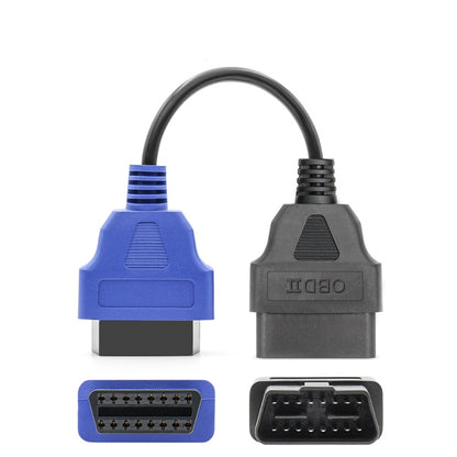 ชุดสายเคเบิลอะแดปเตอร์สแกน OBD ECU 6 สีสำหรับ Fiat, 6-color