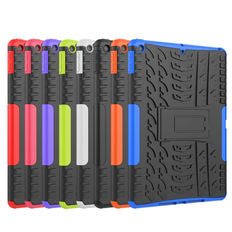 เคสกันกระแทกพื้นผิวยาง TPU + PC พร้อมตัวยึด, For iPad 10.2 2021 / 2020 / 2019, For Amazon Kindle Fire HD 10 2019