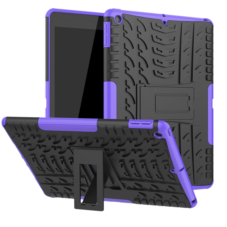 เคสกันกระแทกพื้นผิวยาง TPU + PC พร้อมตัวยึด, For iPad 10.2 2021 / 2020 / 2019, For Amazon Kindle Fire HD 10 2019