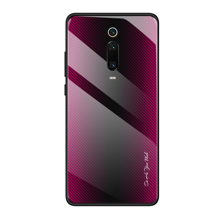 เคสป้องกันพื้นผิวกระจกไล่ระดับสี, For Huawei Nova 5i Pro, For Xiaomi Redmi K20 / K20 Pro / 9T, For Xiaomi Redmi Note 7, For Xiaomi CC9 Pro, For Xiaomi 9 SE, For Xiaomi CC9 / A3 Lite