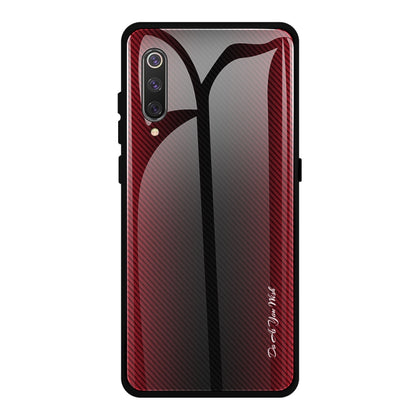 เคสป้องกันพื้นผิวกระจกไล่ระดับสี, For Huawei Nova 5i Pro, For Xiaomi Redmi K20 / K20 Pro / 9T, For Xiaomi Redmi Note 7, For Xiaomi CC9 Pro, For Xiaomi 9 SE, For Xiaomi CC9 / A3 Lite