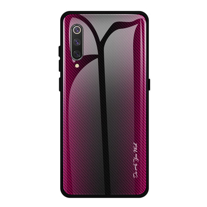 เคสป้องกันพื้นผิวกระจกไล่ระดับสี, For Huawei Nova 5i Pro, For Xiaomi Redmi K20 / K20 Pro / 9T, For Xiaomi Redmi Note 7, For Xiaomi CC9 Pro, For Xiaomi 9 SE, For Xiaomi CC9 / A3 Lite