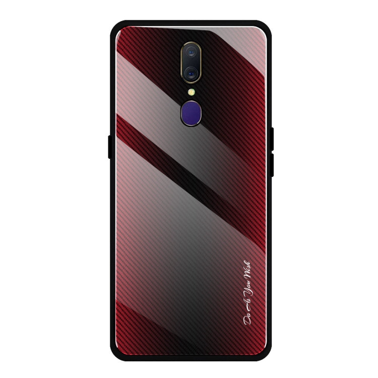 เคสป้องกันพื้นผิวกระจกไล่ระดับสี, For OPPO F11 / A9, For OPPO A33, For OPPO A57 / A39, For OPPO F3, For OPPO F5, For Vivo V11, For Vivo X23, For Vivo Y83