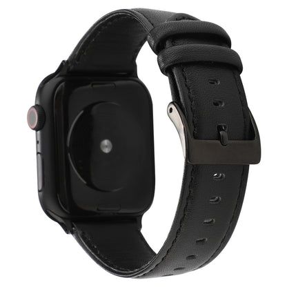 Oil Wax Crazy Horse Texture สายหนังแท้, For Apple Watch Series, For Apple Watch Series 5