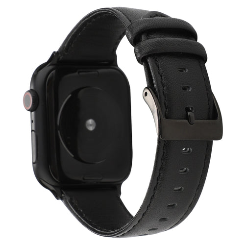 Oil Wax Crazy Horse Texture สายหนังแท้, For Apple Watch Series, For Apple Watch Series 5