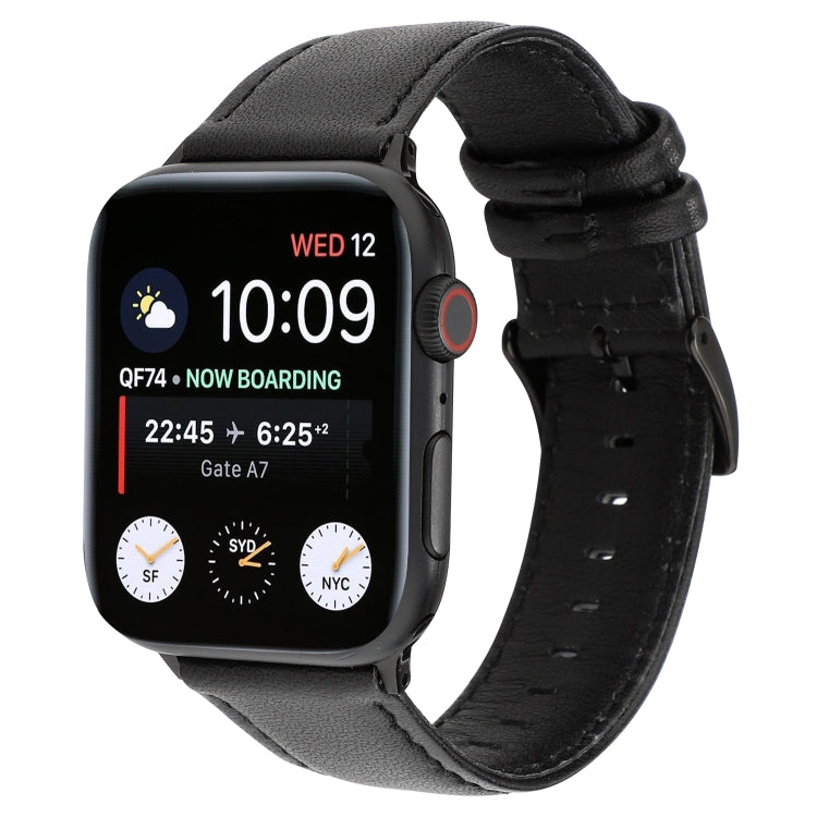 Oil Wax Crazy Horse Texture สายหนังแท้, For Apple Watch Series, For Apple Watch Series 5