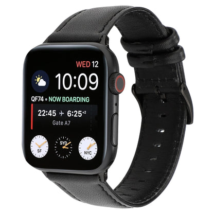 Oil Wax Crazy Horse Texture สายหนังแท้, For Apple Watch Series, For Apple Watch Series 5