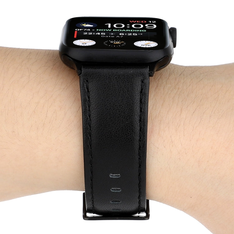 Oil Wax Crazy Horse Texture สายหนังแท้, For Apple Watch Series, For Apple Watch Series 5