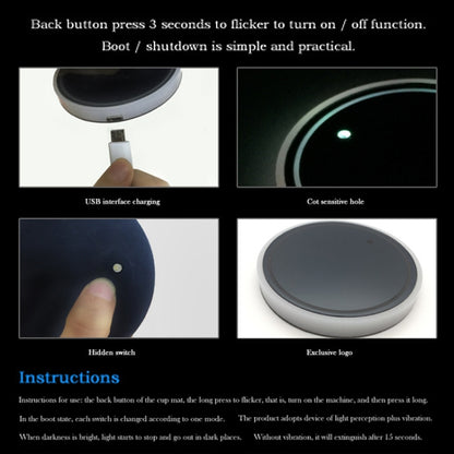 Car Constellation Series อะคริลิกสีสัน USB Charger Water Cup Groove LED Atmosphere Light, Aquarius, Aries, Virgo, Taurus, Cancer, Capricorn, Sagittarius, Leo, Pisces, Gemini, Scorpio, Libra