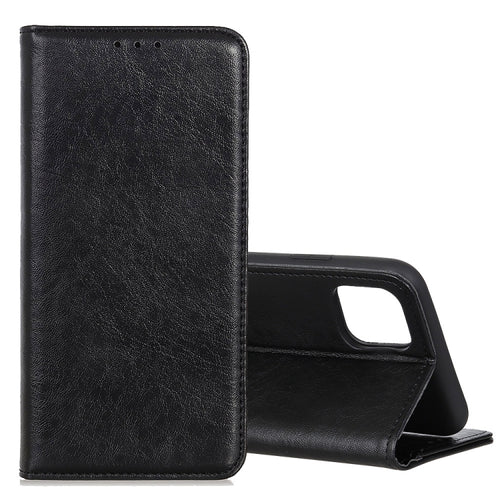 Magnetic Retro Crazy Horse Texture ซองหนังพลิกแนวนอนพร้อมตัวยึดและช่องเสียบการ์ด, For Galaxy Note10 Lite / A81, For Galaxy S10 Lite / A91