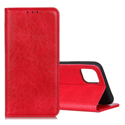 Magnetic Retro Crazy Horse Texture ซองหนังพลิกแนวนอนพร้อมตัวยึดและช่องเสียบการ์ด, For Galaxy Note10 Lite / A81, For Galaxy S10 Lite / A91