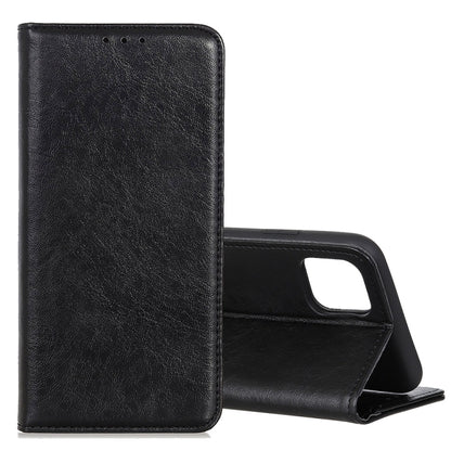 Magnetic Retro Crazy Horse Texture ซองหนังพลิกแนวนอนพร้อมตัวยึดและช่องเสียบการ์ด, For Galaxy Note10 Lite / A81, For Galaxy S10 Lite / A91