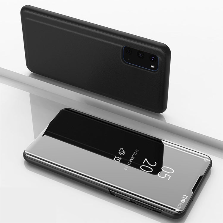 ซองหนังพลิกแนวนอนกระจกชุบพร้อมตัวยึด, For Galaxy S20, For Xiaomi Mi Note10 / Note 10 Pro