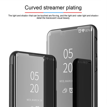 ซองหนังพลิกแนวนอนกระจกชุบพร้อมตัวยึด, For Galaxy S20, For Xiaomi Mi Note10 / Note 10 Pro